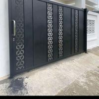 Gambar Pagar Besi Pengaman Rumah Baja Ringan Minimalis dengan Desain Elegan untuk Keamanan dan Perlindungan Pintu Teralis Galvanis dari fitamadecor undefined 1 Tokopedia