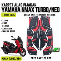 Gambar KARPET ALAS PIJAKAN MOTOR YAMAHA NMAX TURBO/TECH MAX/NEO/NEO S | AKSESORIS VARIASI NMAX TURBO - Merah, Nmax Turbo dari Tridis Store undefined 1 Tokopedia