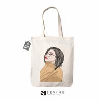 Gambar Sevine Tote Bag Drill Resleting Totebag Tas Fashion Wanita - SW Kanvas - SW7 dari Sevine undefined 5 Tokopedia