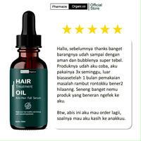 Gambar Hair Oil Serum Anti Rontok Rambut Pharmacie Organi.co 60ml - Lepek, Ketombe, Treatment, Haircare, Kering, Vitamin, Shampoo, Perawatan, Penghitam, Acid Lavender Menebalkan Melembutkan Menumbuhkan dari tokopupuk.store undefined 5 Tokopedia