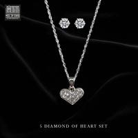 Gambar Mode Top Teratas - Set Kalung Dan Anting Motif Hati Silver Anti Karat Anti Luntur dari Modetopteratas undefined 1 Tokopedia