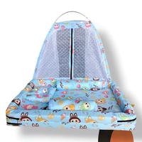 Gambar Kasur Fiber Kelambu Motif Labubu Biru untuk Bayi Baru Lahir hingga Balita Cewek atau Cowok dengan Bantal Empuk dan Guling - Tenda dari gudang kasur bayi murah_NEW undefined 3 Tokopedia