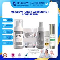 Gambar MS GLOW Paket Wajah Series Lama 750 GR Plus Acne Serum 15 ML Untuk Kulit Sensitif dan Berjerawat Berminyak Mencerahkan Mengencangkan Muka - WHITENING dari Msglow Distributor Cikarang_NEW undefined 3 Tokopedia