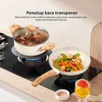 Gambar [CREHOM] PO 20 OKT freemir Set Wajan 24/24/20/18/16 cm BONUS SPATULA Wajan Anti Lengket Goreng/Rebus/Tumis/Panggang Kitchenware Serbaguna dari freemir Jabodetabek undefined 4 Tokopedia