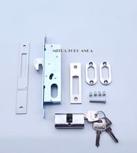 Gambar Mesin kunci pintu geser sliding door set komplit + silinder kunci oval - ANAK KUNCI SAJA dari MITRA TOKO ANDA undefined 1 Tokopedia