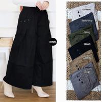 Gambar Aerora Celana Panjang Tokyo Kulot Katun Twill Premium Jumbo Wanita Dewasa Terbaru 2025 Casual Oversize - Tokyo Army dari AERORA.ID undefined 4 Tokopedia