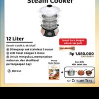 Gambar Steamer Cooker Signora Kukusan bertingkat Signora dari SHE Kitchen Utensil undefined 3 Tokopedia
