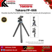Gambar Takara FP-666 Mini Gorillapod dari KameraKamera undefined 1 Tokopedia