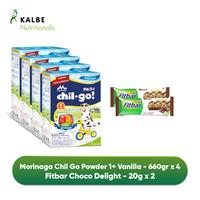 Gambar Paket Morinaga Chil Go Powder 1+ Vanilla 2x330g - Isi 4 dan 2 Fitbar Choco 20G dari Kalbe Nutritionals Shop undefined 1 Tokopedia