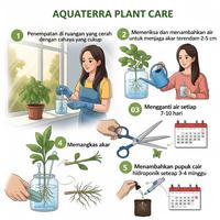 Gambar Aquaterra – Lidah Mertua Hydroculture Sansevieria sp. Dalam Vas Kaca Dekorasi dari Plantisme undefined 4 Tokopedia