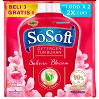 Gambar So Soft Detergen Cair Renceng Isi 16 Pcs - Merah, 48 Pcs dari Laksana Mandiri Grosir undefined 4 Tokopedia