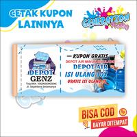 Gambar KUPON SEBLAK BISA CUSTOM TULISAN DAN NAMA USAHA SENDIRI 100 LEMBAR UK 1/6 GENERATION PRINTING dari Generation Printing undefined 3 Tokopedia