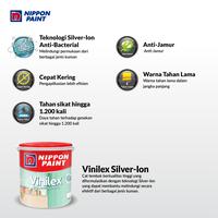 Gambar VINILEX (SILVER-ION) (TINTING) -5KG- CAT ANTI-KUMAN NIPPON PAINT - SNOW WHITE dari Nippon Paint undefined 2 Tokopedia