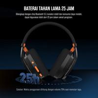 Gambar GAMEN Shadow Lite Black Headset Bluetooth 5.3 Gaming Wireless 3 Mode Koneksi Low Latency Driver 40mm Shadow Lite Black Baterai Tahan Lama - Garansi 1 Tahun - SHADOW LITE BLACK dari Gamen Fancooler Indonesia undefined 4 Tokopedia
