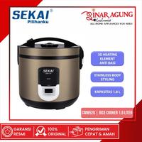 Gambar SEKAI CMW520 RICE COOKER 3IN1 PENANAK NASI 1.8 L STAINLESS BRONZE dari SINAR AGUNG ELEKTRONIK_NEW undefined 1 Tokopedia