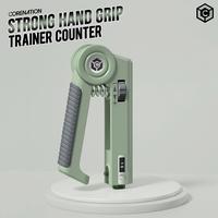 Gambar CoreNation Premium Strong Hand Grip Trainer Counter | Alat Bantu Fitness Tangan Handgrip Adjustable, Hand Grip Olahraga,  Hand Grip Handgrip Exerciser Digital Counter - GREEN-GREY dari CoreNation Active undefined 5 Tokopedia