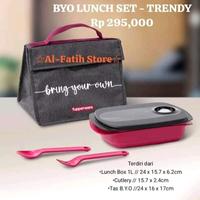 Gambar Tupperware Byo Lunch Set Bekal Kotak Makan - Praktis dan Lengkap - Kitchenware - merah dari lisma tuppy undefined 2 Tokopedia