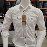 Gambar KEMEJA WATCHOUT ORIGINAL SLIMFIT PUTIH POLOS - m dari Herry_Store undefined 1 Tokopedia