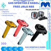 Gambar GAS SPONTAN RACING KTC KITACO GAS SPONTAN KITACO 2 KABEL GAS SPONTAN 2 KABEL PREMIUM UNIVERSAL UNTUK SEUA FREE JALUR PCX PLASTIK ABSAksesoris Motor - GAS SPONTAN KITACO MERAH dari maulracingshop undefined 1 Tokopedia