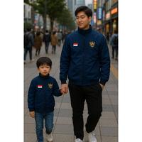 Gambar Jaket Harington Timnas bisa couple ayah dan anak Cowok - Navy, M Dewasa dari Arro14_NEW undefined 2 Tokopedia