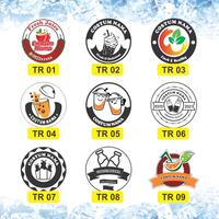 Gambar Stiker Label Custom TRANSPARAN / Stiker Bening (waterproof)  jualan sticker dari Madinastoree.id undefined 5 Tokopedia