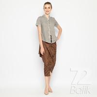 Gambar ROK BATIK SPAN Skirt Lilit Kebaya Instan Modern Wanita Motif BEST SELLER 725099 Cap 72 - Rok Batik Lilit Bawahan Skirt Kamen Kebaya Songket Batik Panjang Plisket Span Instan Jadi Bali Lemb - Kode R02 dari 72 Batik undefined 4 Tokopedia
