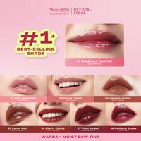 Gambar [BUY 2 GET 3: FREE VOUCHER SOUR SALLY] WARDAH Moist Dew Tint 3 g - Bibir Lembab - Tahan 24 Jam - Liptint Lip Stain Lipgloss Lip Matte Lipstik Lip Cream - Liptin Anak Sekolah - Glossy Longlasting Waterproof-Makeup - 01 Rosemilk dari wardahbeautyid undefined 5 Tokopedia