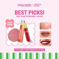 Gambar [PCA: WARM SPRING] WARDAH Your Warm Spring Packlist! Cream Blush -Cleopatra Look- Moist Dew Tint - Glasting Liquid Lip - Matte  Lip Cream - Colorfit Lip Mousse, Last All Day Lip Paint, Ultralight Lipstick - Eyeshadow - Personal Color Analysis - Makeup - 01 BLUSH dari wardahbeautyid undefined 2 Tokopedia