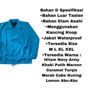 Gambar JACKET WINDBREAKER  / JACKET PARASUT CUSTOM SATUAN  TERLARIS  DESAIN SESUKAMU SIZE M - XXL UNISEX - SATU DADA, M dari rumahkonveksi.id undefined 4 Tokopedia