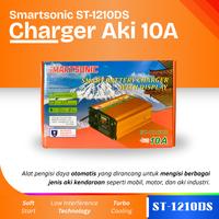 Gambar Charger Aki Otomatis Smart Battery Charger 10 Amper Baterai 12Ah-120Ah Tegangan 12V Smartsonic ST-1210DS With Digital Display Cas Aki Motor Mobil 10 Amper Charger Aki Mobil Motor Pendingn Turbo Casan Aki Motor 12 Volt dari LAPAK OM BOWO undefined 5 Tokopedia