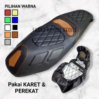Gambar Fadli Robbi Store Sarung Jok Motor NEW EXTREM Kulit Sintetis Kualitas Super untuk NMAX, AEROX, LEXY, PCX, VARIO, SCOOPY, BEAT Pakai Karet & Perekat - Merah, Beat dari Fadli Robbi undefined 1 Tokopedia