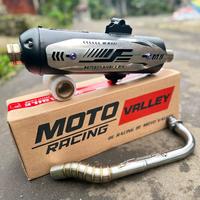 Gambar Knalpot Original Moto Valley Racing Moncong Shijiro Standar Racing pnp Beat Vario Scopy Nmax Pcx Aerox Mio dll Motorcycle Silincer - beat 2007-2019, 28-32, saringan setengah dari MOTO VALLEY RACING undefined 4 Tokopedia