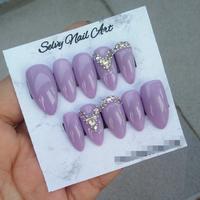 Gambar Kuku palsu wedding/ kupal wedding / nail art - maroon, cair dari selvy nail art undefined 3 Tokopedia