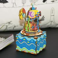 Gambar [PREMIER-W] ROBOTIME DIY MUSIC BOX KOTAK MUSIK KAYU UNDER THE SEA - AM406 HIGH QUALITY dari Premier-W undefined 3 Tokopedia