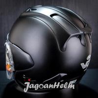 Gambar ARAI HELM VZ-RAM | FLAT ACK | VZRAM SOLID HALF F Helmet Motorcycle - XL dari Xtreet Helmet undefined 2 Tokopedia