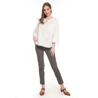 Gambar 2nd RED Celana Panjang Wanita Slim Fit Nyaman Melar Katun Chinos Soft Trousers Abu Tua 211903 - Abu-abu, 34 dari 2nd RED ID undefined 4 Tokopedia