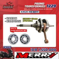 Gambar Super Crankshaft BRT Kruk as Stroke Up 6,2mm Nmax N Max Old Total Stroke 64,8mm dari Merry Garage_NEW undefined 1 Tokopedia