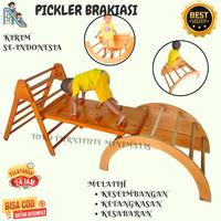 Gambar Perosotan Anak Kayu Lipat Montessori untuk usia 2-6 tahun – Mainan Motorik Indoor Jungle Gym Brakiasi - Tangga dari FURNITURE MINIMALIS undefined 5 Tokopedia