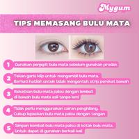 Gambar MYGUM bulumata SERI TANPA LEM MG-03 latina look bulumata palsu lentik D curl tanpa lem bulu mata lembut dan ringan premium eyelash extension - MG-03, Hanya bulu mata dari Mygum Bulu Mata undefined 4 Tokopedia