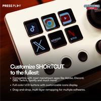 Gambar Press Play SHORTCUT Macro Pad Shorcuts Pad by Pressplay - Macropad - BLACK dari GOODGAMINGSHOP undefined 3 Tokopedia