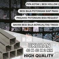 Gambar EELIC BHW-40X40X2MM  BESI HOLLOW PIPA KOTAK BESI BAJA  DENGAN UKURAN 40X40X2MM PANJANG RANGKA KUAT DAN KOKOH - 10 CM dari EELIC_NEW undefined 2 Tokopedia