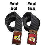 Gambar Ikat pinggang Anak Sekolah Sabuk SMA Gesper Nylon Fashion - Geser, Standard 90cm dari DjuraganShopp undefined 2 Tokopedia