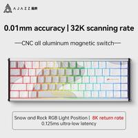 Ajazz ALUX68 HE / ALUX 68 HE Hall Effect Rapid Trigger Magnetic Switch Gaming Keyboard - foto 8