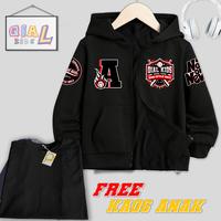 Gambar QIAL KIDS SPESIAL EDITION STELAN JAKET ZIPPER RESLETING ANAK LAKI LAKI PEREMPUAN + KAOS UNISEX UMUR 4 5 6 7 8 9 10 11 12 TAHUN JACKET COWOK CEWEK - DENIM , L (4-5 TAHUN) dari Qial Kids undefined 3 Tokopedia