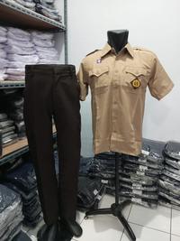 Gambar Seragam Pramuka - Celana Pramuka PDH Bahan Rapilo Penegak Pembina Pria - Rafly Jaya - 26 dari Rafly Jaya Seragam Sekolah undefined 2 Tokopedia