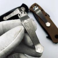 Gambar 1pc Steel Seal Koi Pattern Custom Knife Titanium Alloy Pocket Clip for Emerson CQC Benchmade Zero Tolerance ZT Knives Make Part dari suryana77 undefined 1 Tokopedia