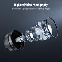 Gambar NEEWER HD 85MM Telephoto Phone Lens for 17mm Backplate 2.5X Magnification For SmallRig NEEWER iPhone Samsung Phone Cage Case dari AGEN MOTIFSILFU TETBARUU undefined 3 Tokopedia