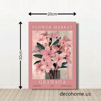 Gambar [DH.US] walldecor | hiasan dinding | flower market | pajangan dinding | dekorasi konten | dekorasi foto | wall decor Gantungan Kertas mendunia lukisan modern poster & produk cetak - FM 1 dari decohome.us undefined 4 Tokopedia
