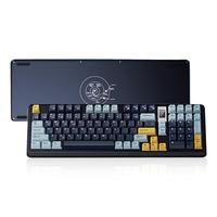 Ajazz AC 100 / AC100 MAX 96% Aluminum Wireless RGB Mechanical Gaming Keyboard with TFT LCD - Deep Blue, Ice Cream - foto 2
