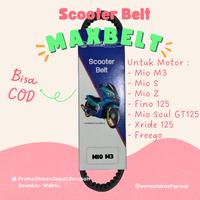 Gambar V-Belt Motor Mio M3 / Mio S / Mio Z / Mio Soul GT 125 / Xride 125 / Fino 125 / Freego Merek Maxbelt dari Ramozbelt undefined 1 Tokopedia